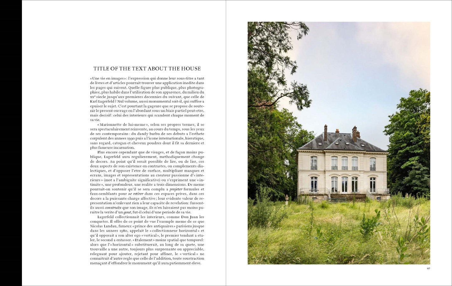 Karl Lagerfeld: A Life in Houses