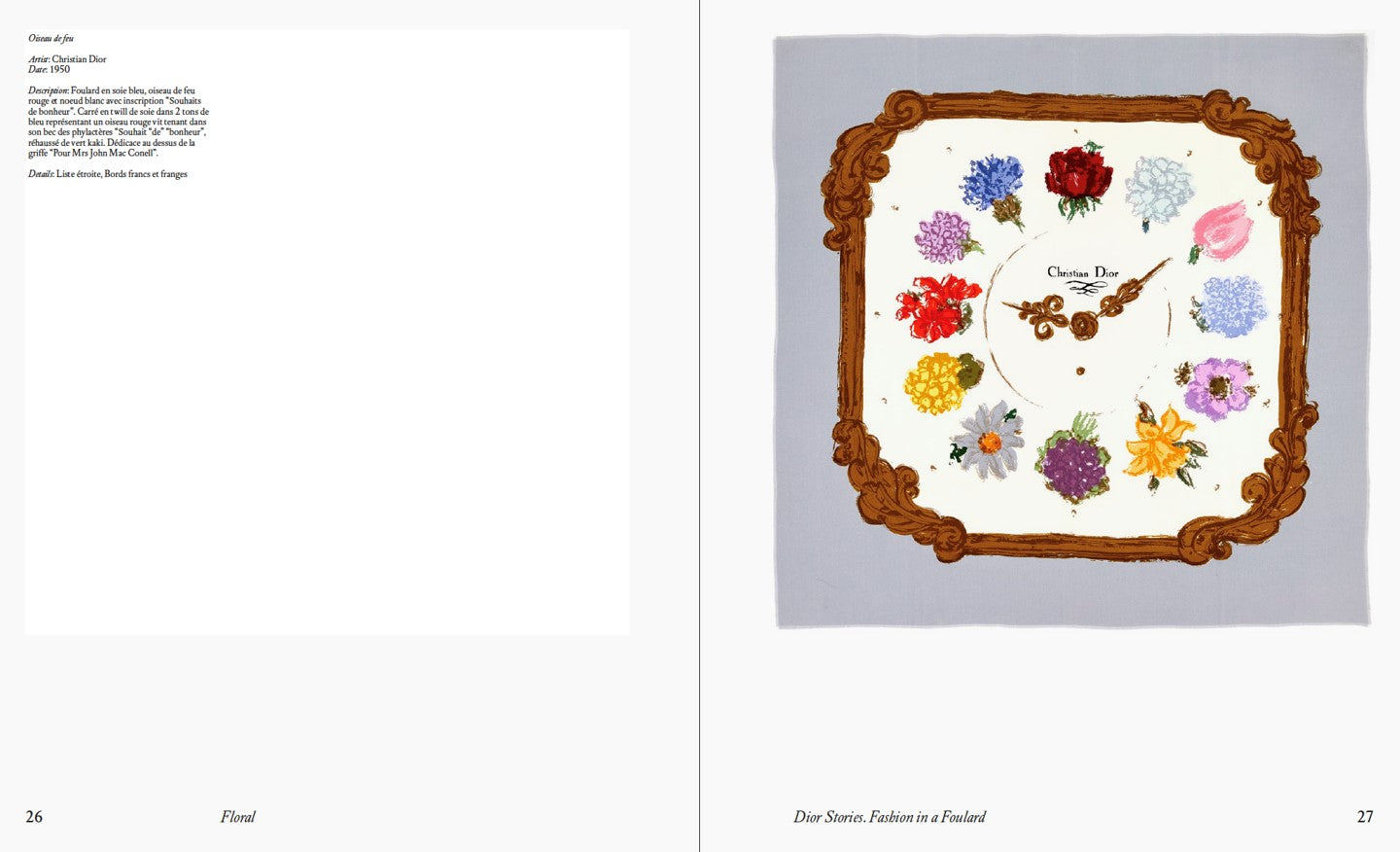 Dior Scarves. Fashion Stories.