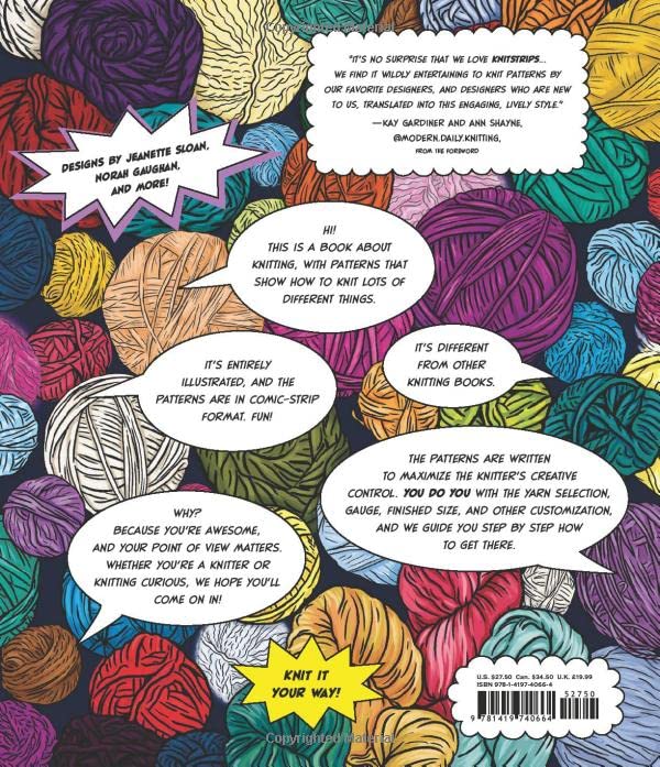 Knitstrips: The World’s First Comic-Strip Knitting Book