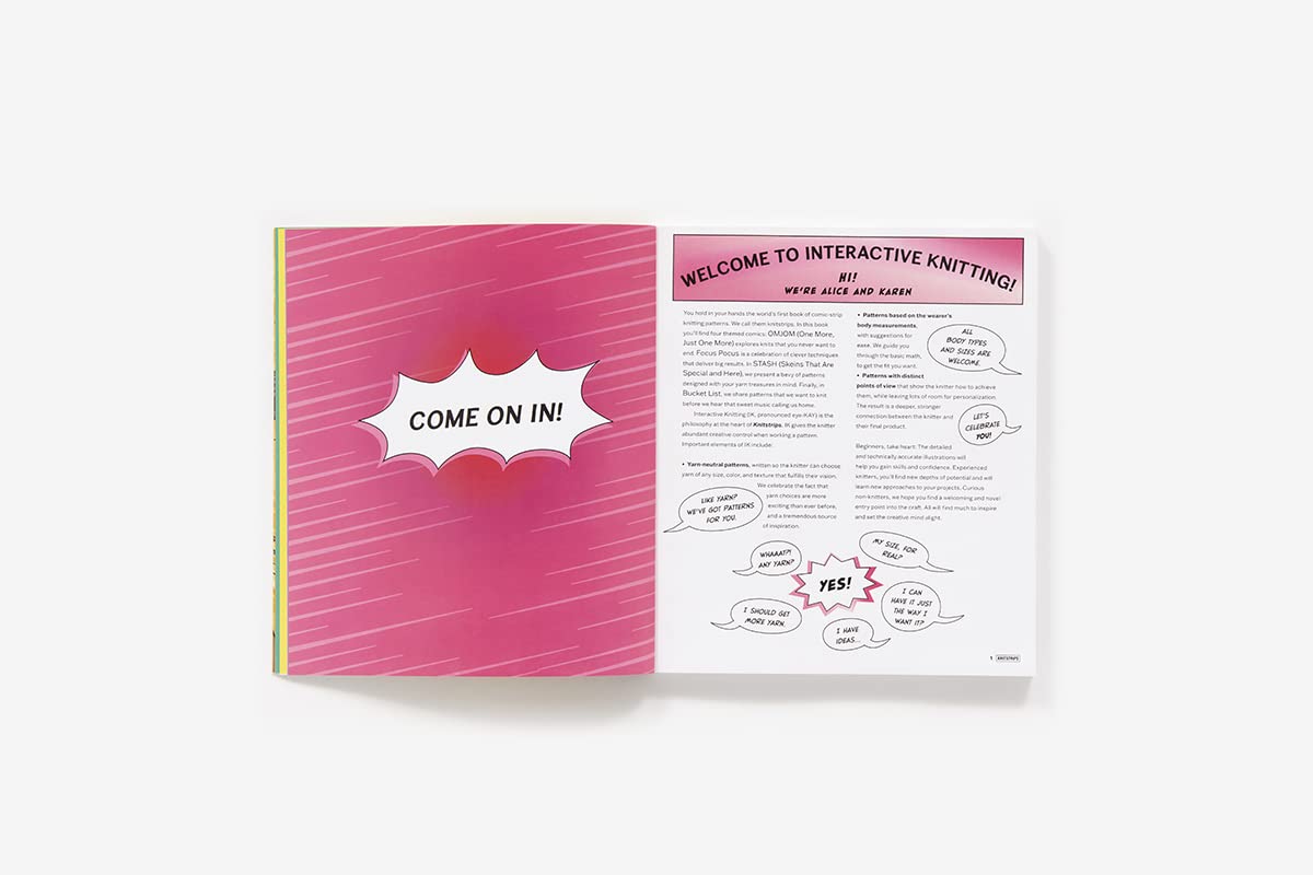 Knitstrips: The World’s First Comic-Strip Knitting Book