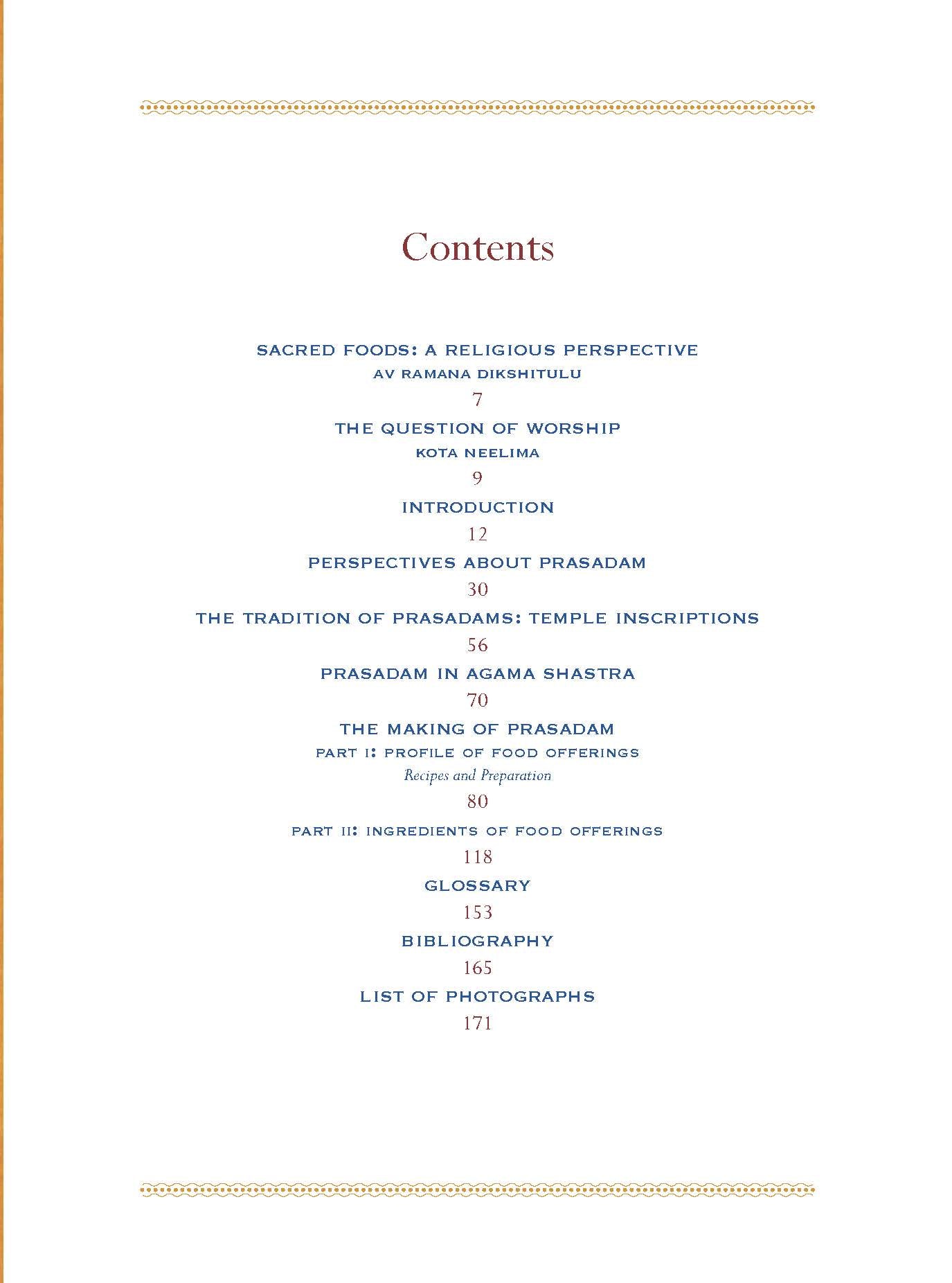 Tirumala: Sacred Foods Of God