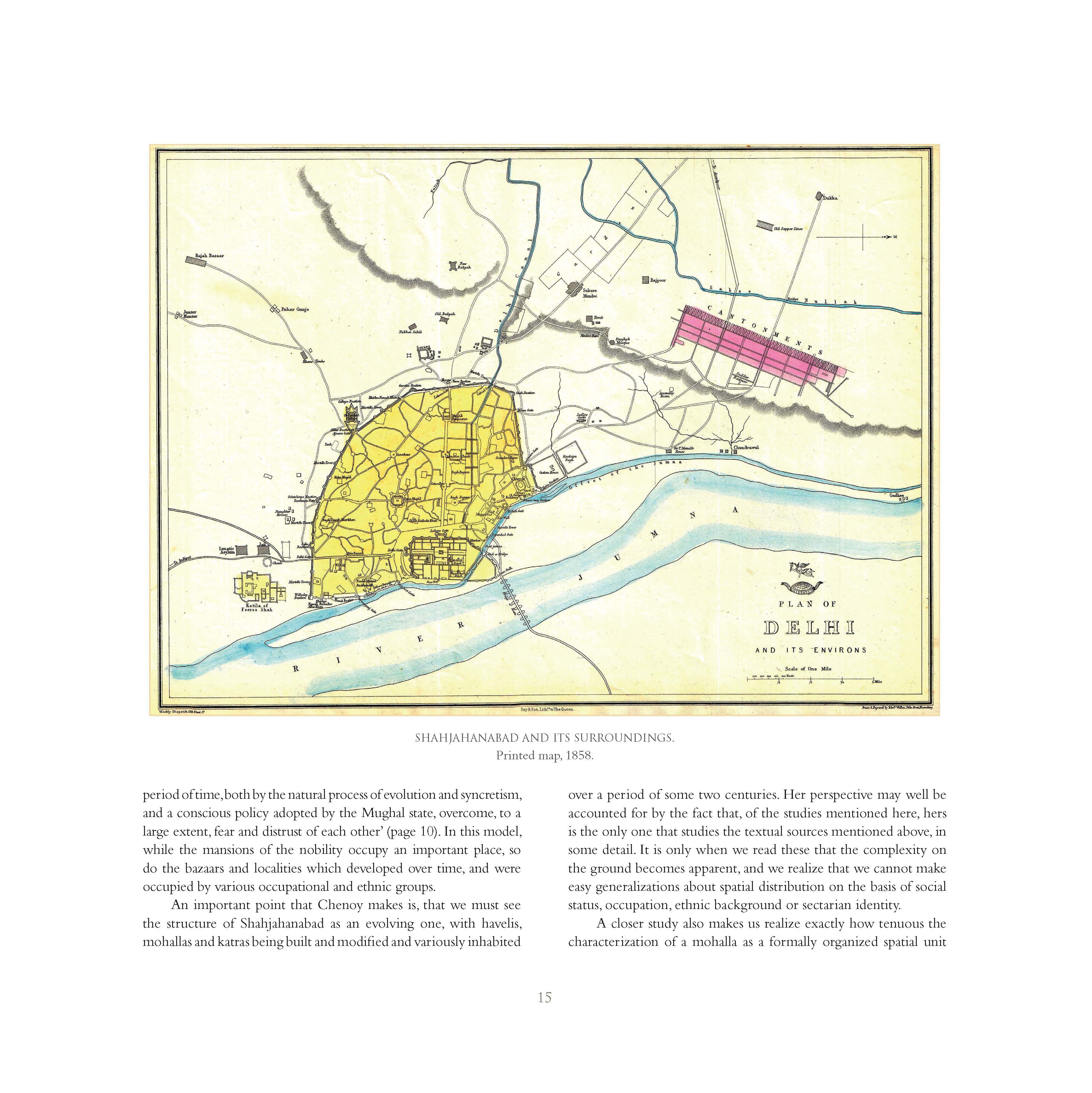 Shahjahanabad : Mapping a Mughal City