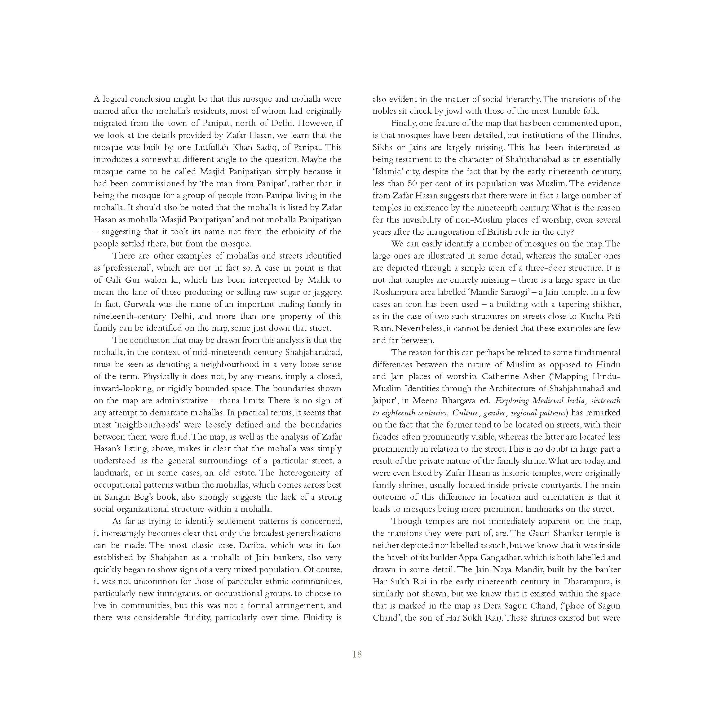 Shahjahanabad : Mapping a Mughal City