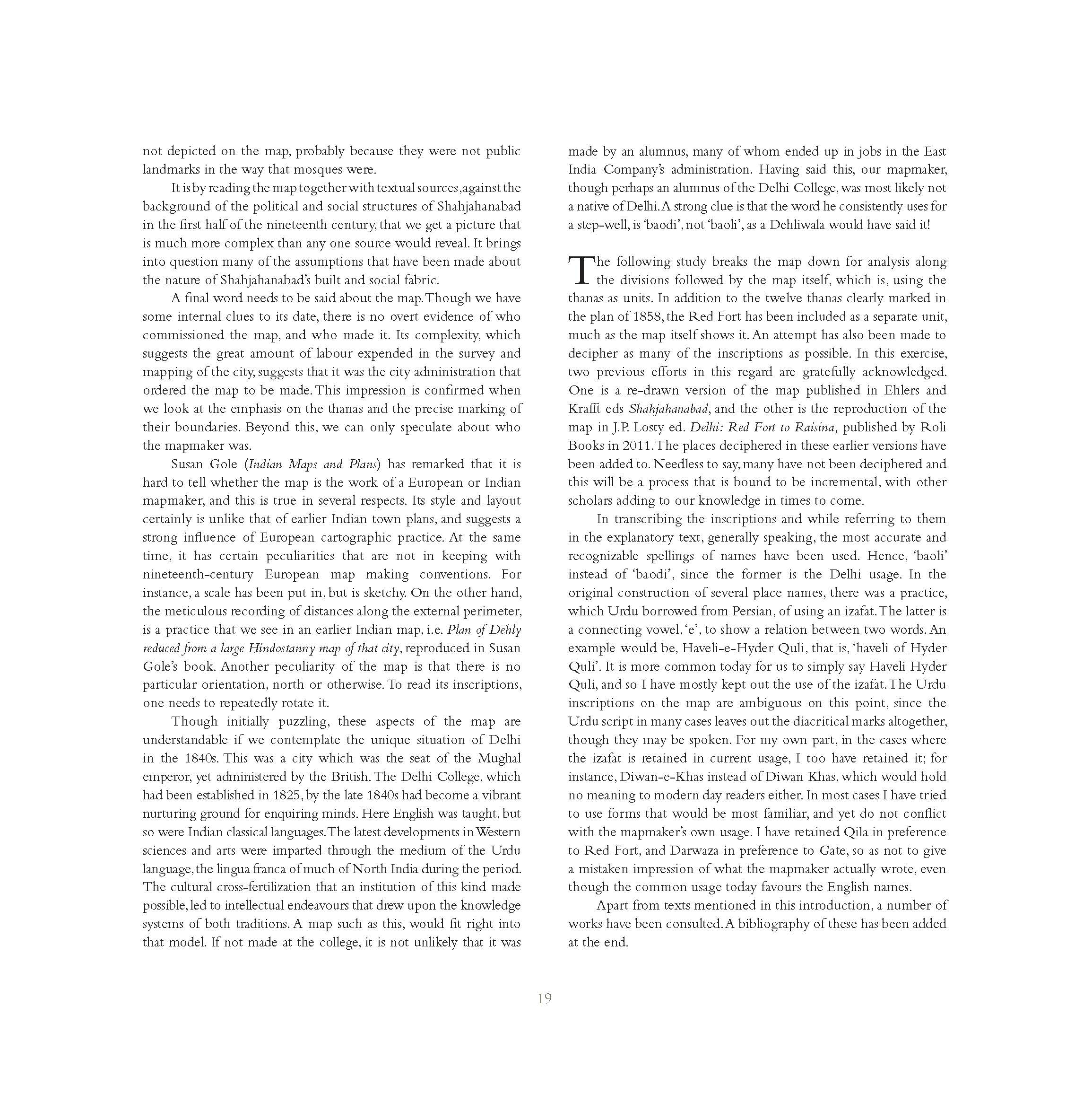 Shahjahanabad : Mapping a Mughal City