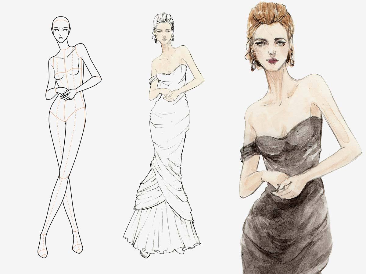 Poses for Fashion Illustration (Card Box): 100 essential figure template cards for designers