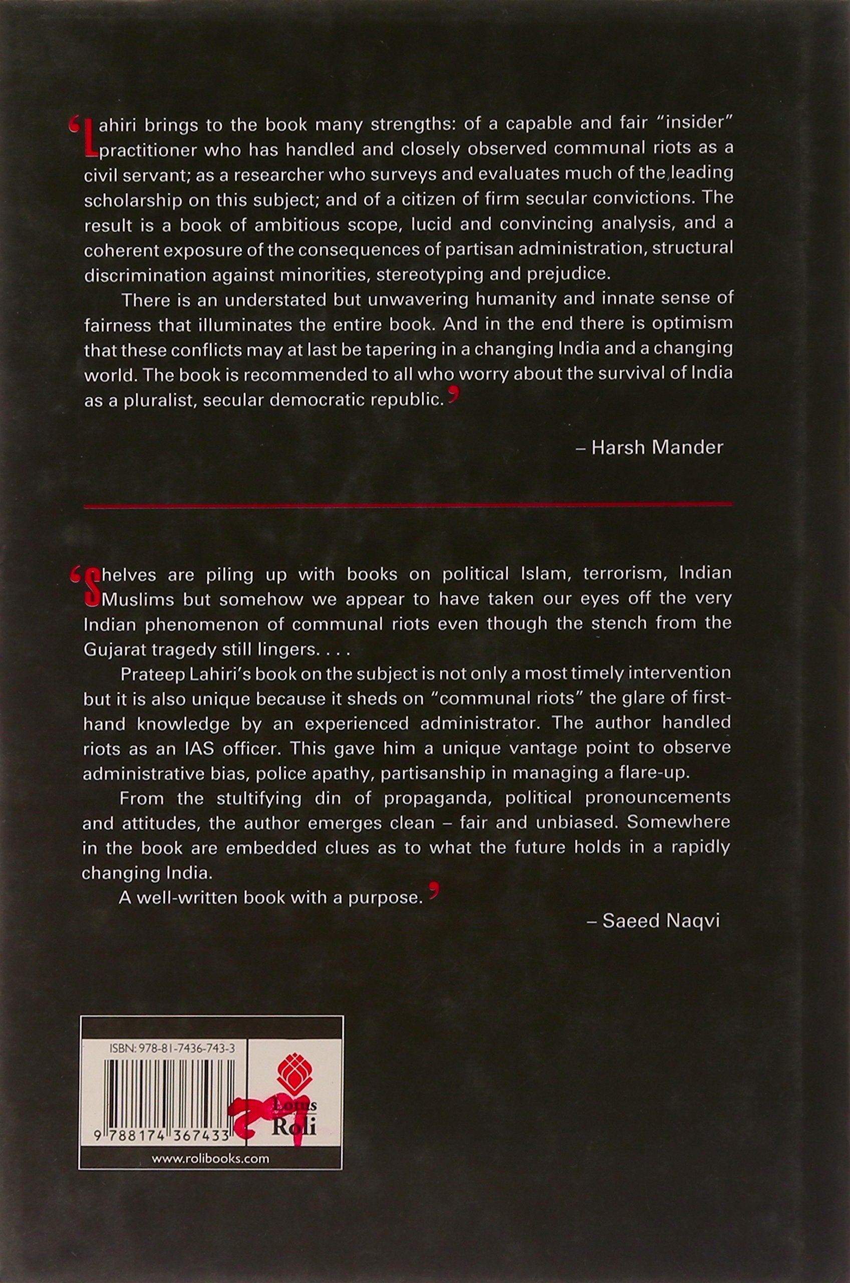 Decoding Intolerance: Riots And The Emergence Of Terrorism In India