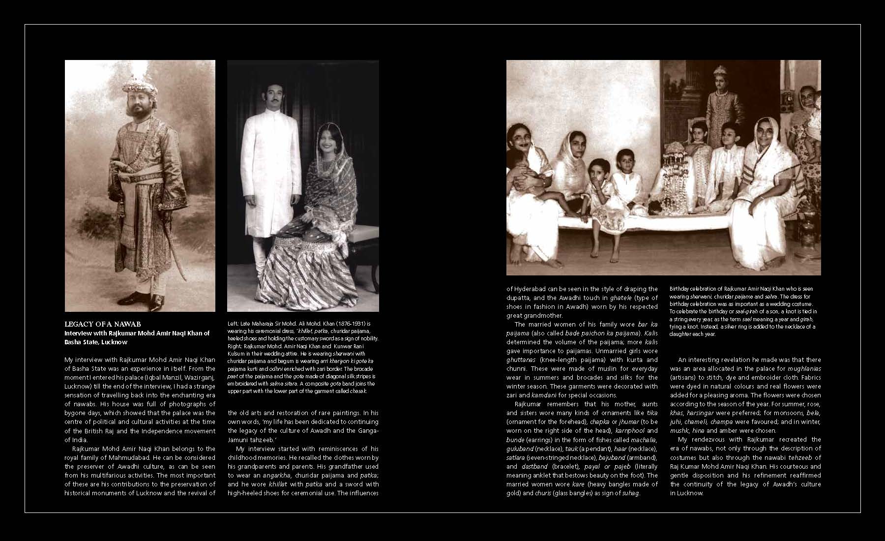 Costumes & Textiles Of Awadh: From The Era Of Nawabs To Modern Times